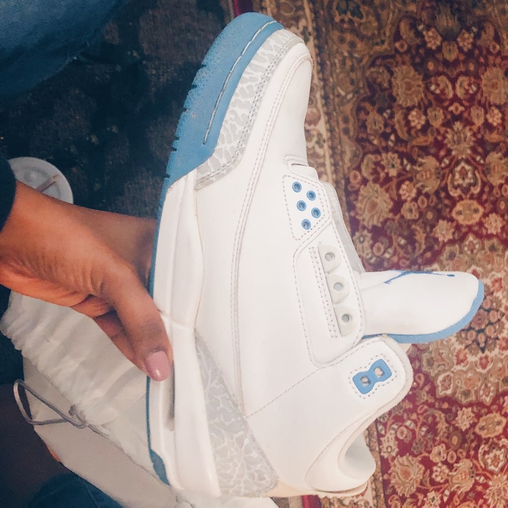 Jordan 3 Retro Harbor Blue in Size 8(M)/10(W)